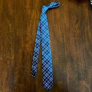 J. Crew Neck Tie Blue Plaid